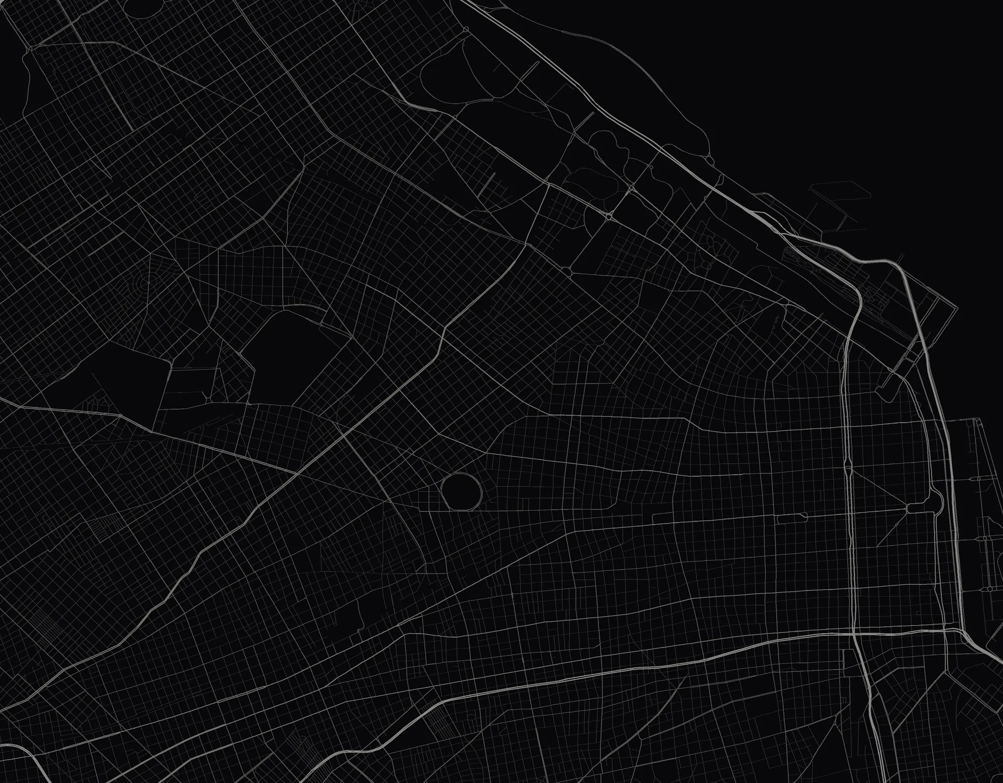Mapa de la Ciudad de Buenos Aires con las zonas relevadas